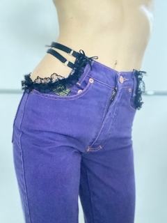 JEAN CROP VIOLETA - THERAPY RECYCLE AND EXORCISE