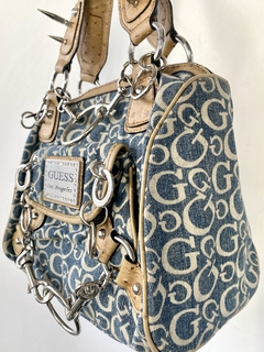 SHOULDERBAG GUESS L.A. DENIM - THERAPY RECYCLE AND EXORCISE