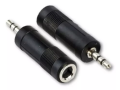 Adaptador Ficha Plug 6.5mm Hembra A Miniplug 3.5mm M Estéreo