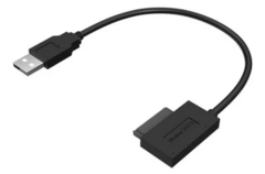 Adaptador Slim-sata A Usb Para Lectoras De Notebook Netbook