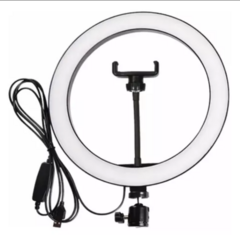 Aro De Luz Led Grande 30cm Con Soporte Celular Grabar Videos Sin Tripode