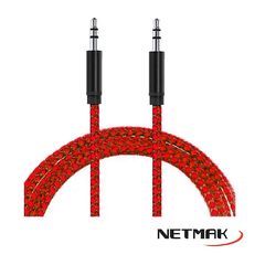 Cable Audio 3.5 Stereo M-M 1.00 Mt Netmak (NM-C66R)