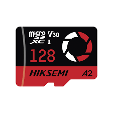 Memoria Hiksemi Microsd Clase 10 De 128 Gb Especializada Para Drones Comerciales, Cámaras De Fotografía Y De Video Con 180 Mb/s Lectura Y 150 Mb/s Esc