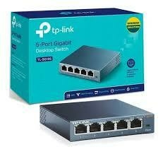 Switch TP-LINK 5 Puertos 10/100/1000 Mbps Gigabit Acero (TL-SG105) - comprar online