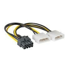 Adaptador de 8 pines a 2 molex para placas