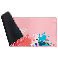 Mousepad Gamer Havit Mouse Pad Gaming Colores Azul Rosa