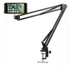 Soporte Brazo Articulado Morsa Metal P/ Tablet Celular