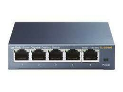 Switch TP-LINK 5 Puertos 10/100/1000 Mbps Gigabit Acero (TL-SG105)