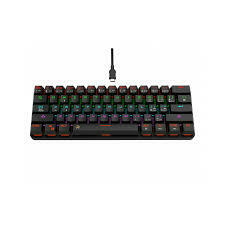 TECLADO MECANICO GAMER NETMAK NM-DOMINATE NEGRO O BLANCO