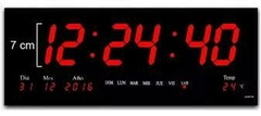 Reloj Digital Calendario De Pared 3615 Led…