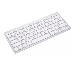 teclado Bluetooth Blanco Mini Ideal Para Teléfonos Y Tablets