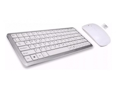 Teclado + Mouse Inalambrico Blanco Netmak (nm-kb570w) - comprar online