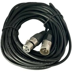 Cable canon Xlr Macho A Xlr Hembra 3 Pin X 10 Mts