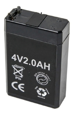 Bateria de Litio Recargable 4V 2.0A Para luz de Emergencia