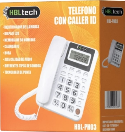 Teléfono Inalámbrico Hbl-phin01 C/ID - Hubelam