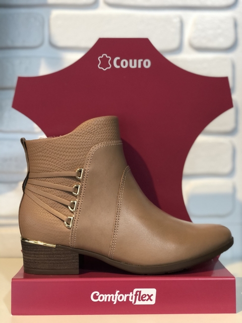 Bota comfortflex hot sale couro