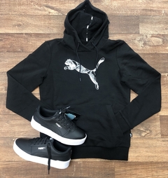 moletom puma feminino hoody black