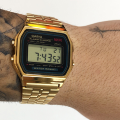 RELOGIO CASIO A159WGEA DOURADO