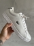 TENIS LACOSTE CARNABY BRANCO BRANCO