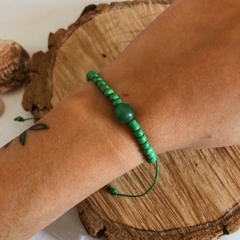 pulseira com quartzo verde - comprar online