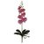 114653 H.Orquidea Phalaenopsis Real Toque c/ folha X7 Rosa