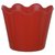 114558 Vaso plastico Cachepot (vermelho) 13,5x10,5cm