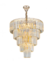 LUSTRE PENDENTE VERSAILLES Ø57X65CM CRISTAL E METAL - HEVVY SL-5681L H12