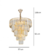 LUSTRE PENDENTE VERSAILLES Ø57X65CM CRISTAL E METAL - HEVVY SL-5681L H12 na internet