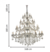 LUSTRE PENDENTE MARIA THEREZA 50 BRAÇOS Ø168X180CM CRISTAL, VIDRO E METAL - HEVVY SL-9840/H50 Hevvy - comprar online