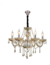 LUSTRE PENDENTE VALENTINA 5 BRAÇOS Ø60X47CM CRISTAL, VIDRO E METAL - HEVVY SL-5834/H5 Hevvy