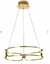 Pendente Lumina Dourado (d)45cm (a)9.5cm 1x37w 3000k 1850lm - BB006G