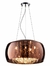 Pendente / Plafon Soho Cromado e Transparente e Cobre (d)60cm (a)28cm 9xg9 225w - PD006CO