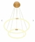 Pendente Circolo French Gold e Branco (d)60cm 1x43,2w 3000k 2160lm - BB022