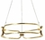 Pendente Lumina Dourado (d)45cm (a)9.5cm 1x37w 3000k 1850lm - BB006G - comprar online