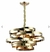 Pendente Athena Dourado (d)80cm (a)40cm 5xe14 200w - AQ029