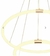 Pendente Circolo French Gold e Branco (d)60cm 1x43,2w 3000k 2160lm - BB022 na internet