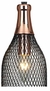 Pendente Copper Cobre e Preto (d)12cm (a)31cm 1xe27 40w - XN004 na internet