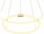 Pendente Circolo French Gold e Branco (d)60cm 1x43,2w 3000k 2160lm - BB022 - comprar online