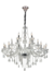 LUSTRE PENDENTE MARIA THEREZA 21 BRAÇOS Ø110X103CM CRISTAL, VIDRO E METAL - HEVVY SL-9840/H21 Hevvy - ARTE NOSSA DECORA