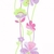 Cool Kids - Flowers Stripes CÓDIGO: KS2233 FABRICANTE: YORK RAPPORT: 64,1 CM METRAGEM: 10M X 52CM