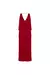 VESTIDO LONGO LACOS OMBROS GGT VERMELHO TIG - loja online