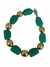 COLAR DOURADO ABS RESINA VERDE - comprar online