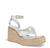 SANDALIA FLATFORM PUFF COURO PRATA - comprar online