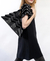 BOLSA COURO ORIGAMI PRETO - comprar online