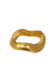 BRACELETE DOURADO FOSCO ONDULADO - comprar online