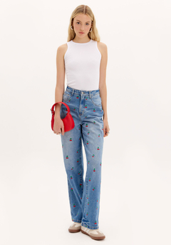 CALCA MYFT JEANS CEREJA - loja online