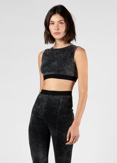 TOP OSKLEN CROPPED RIB