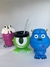 Set Mate Monster Inc Azucarera, Yerbera, Mate y Bombilla