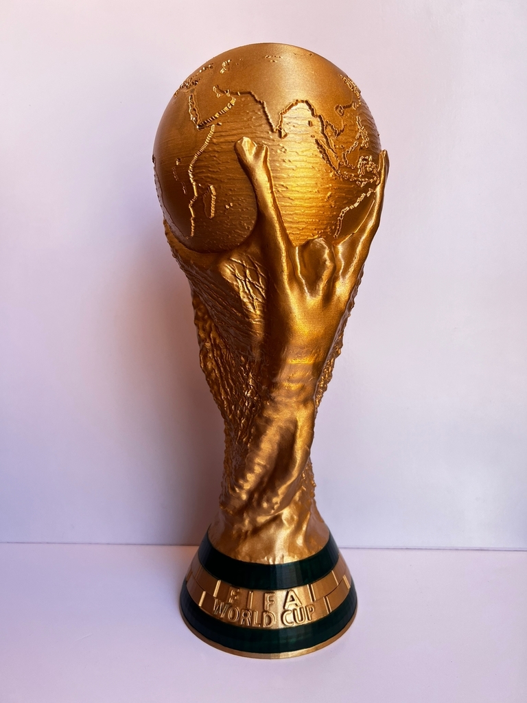 Copa del Mundo en Resina Réplica 4kg 36cm para Fanáticos de Argentina -  Mates Ibarra