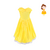 Fantasia Princesa Ouro Confort Infantil - SKU 080620 - comprar online